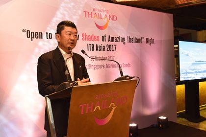 Mr. Santi Chudintra, TAT Deputy Governor for International Marketing – Asia and the South Pacific