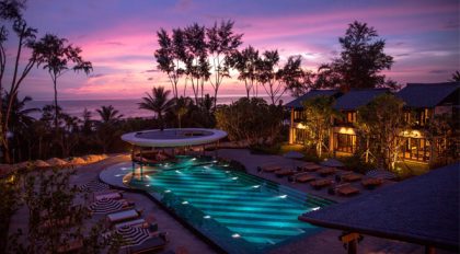 The swimming pool at Baba Beach Club, Phuket