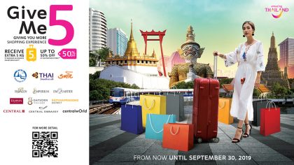 TAT launches ‘Give Me 5’ off-peak season shopping campaign