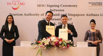 TAT, Singapore Airlines sign MOU to boost travel to Thailand (1)