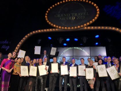 TAT Stockholm Office wins Grand Travel Awards 2019 for The Best Foreign Tourist Office