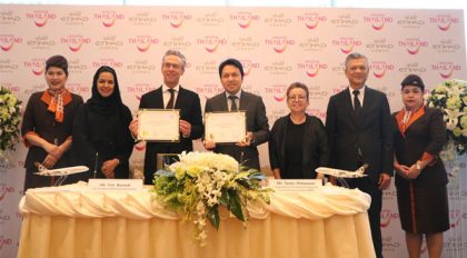 TAT and Etihad sign landmark million tourism agreement
