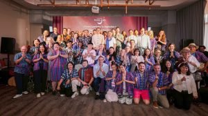 International media and travel partners at the Signature Thailand welcome reception in Ubon Ratchathani.