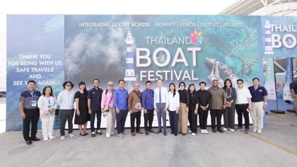 TAT executives and partners at Thailand Boat Festival 2026 in Phuket, reinforcing Thailand’s role as a regional marine tourism hub