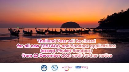 Thailand Pass temporarily suspended, those received QR Code can still enter