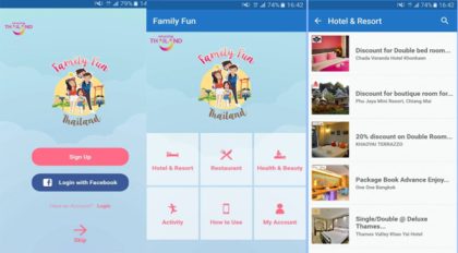 Thailand offers family fun mobile application for tourists