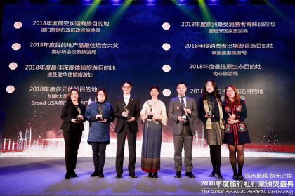 Thailand won the most popular tourist destination by China Travel Agent Magazine