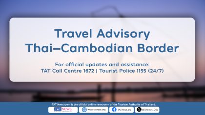 Travel across Thailand remains normal, while security and transport adjustments are in place in selected provinces along the Thailand–Cambodia border.