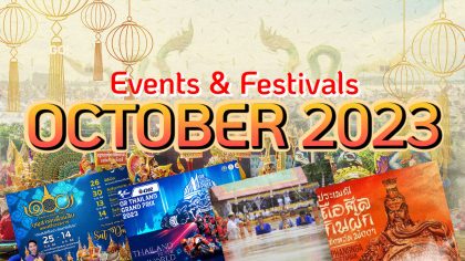 Thailand events calendar for October 2023